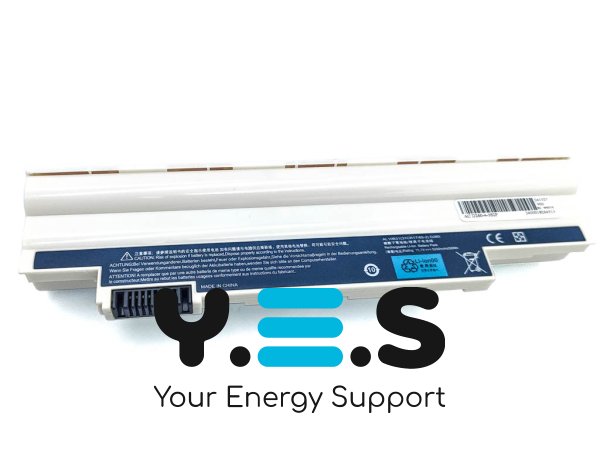 Акумулятор AL10B31/AL10A31 для Acer One AO722/AOD255/AOD257/AOD100/AOD260 10.8V 5200mAh білий