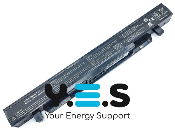 Акумулятор A41N1424 для ASUS GL552/GL552J/GL552JX/ROG ZX50/ZX50J/ZX50JX 15V 2600mAh