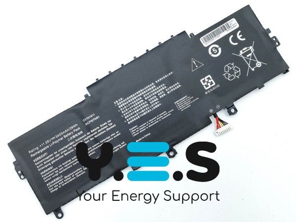 Батарея ASUS C31N1811 для Zenbook 14 UX433FA, UX433FN, BX433FN, UX433FN 11.55V 3400mAh 39Wh