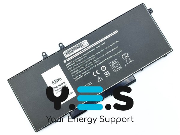 Акумулятор Dell 3HWPP 62Wh (15.2V 4100mAh) для Latitude 14 E5410/15 E5510/E5401/E5501/E5411/E5511/Precision 3541/3551/Inspiron 17 7500/7506