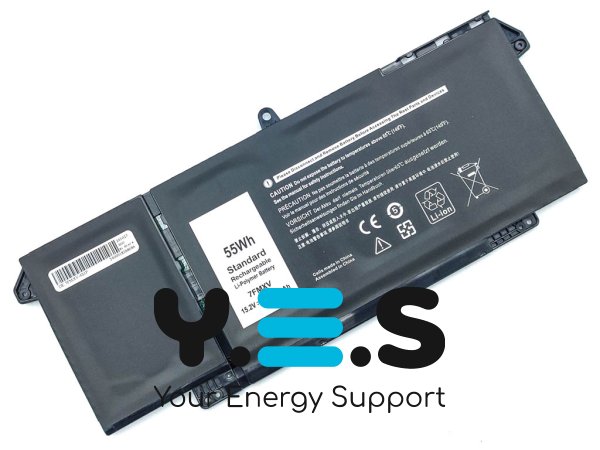 Акумулятор 7FMXV для Dell Latitude 5320/7320/7420/7520 (TN2GY, 4M1JN) 15.2V 3600mAh 55Wh