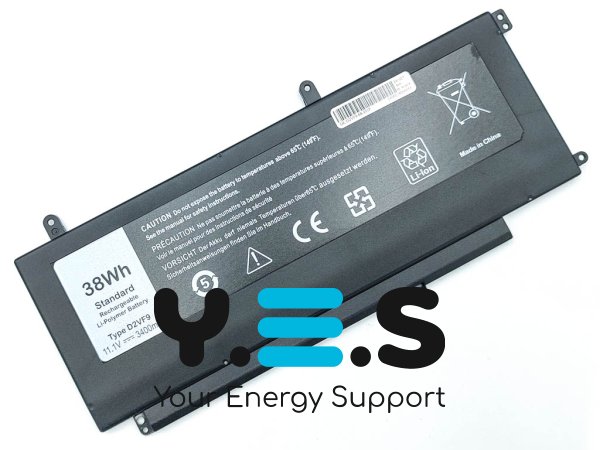 Акумулятор для ноутбука Dell D2VF9 для Inspiron 7547/7548/T7547, Vostro 5459/5370, 11.1V 3400mAh 38Wh
