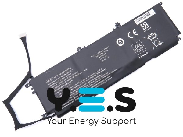 Акумулятор HP AD03XL для Envy 13-AD (HSTNN-DB8D/921439-855), 11.1V 3850mAh 42Wh