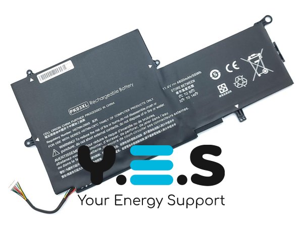 Акумулятор HP PK03XL для Spectre x360 13-4100, 11.4V 4800mAh 55Wh