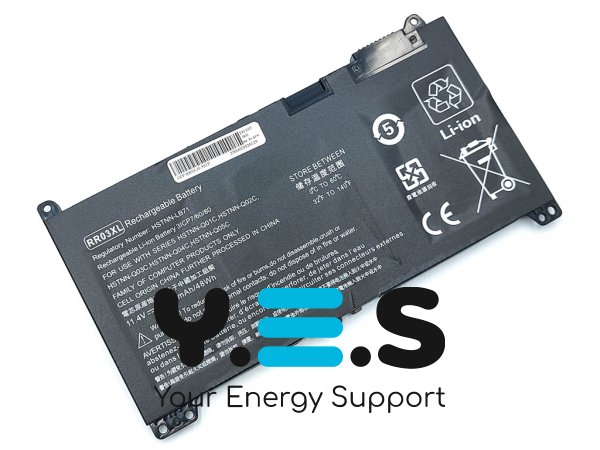 Акумулятор RR03XL для HP ProBook 430/440/450/455/470 G4/G5, 11.4V 4210mAh 48Wh (851477-421)