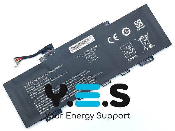 Акумулятор PC03XL для HP Pavilion x360 15-er0125od, 4-dw0021na HSTNN-OB1W TPN-DB0E 39Wh 3400mAh 11.55V