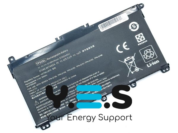 Акумулятор TF03XL для HP Pavilion 15-CC105NB/15-CC107NT/15-CC158NR, 11.1V 3700mAh