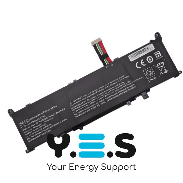 Акумулятор RX03XL для HP ProBook 440/445/460/465 G11 та EliteBook 630/640/645/660 G11 (11.55V 4380mAh 50Wh)