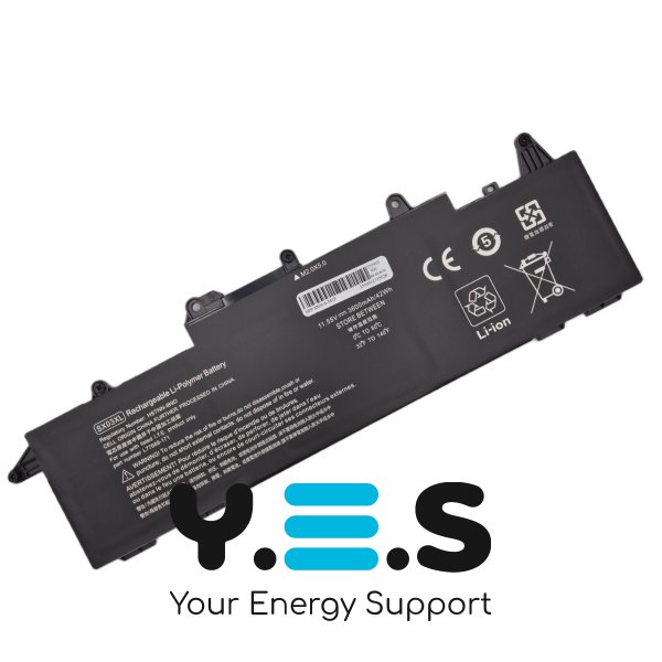 Акумулятор SX03XL для HP ProBook x360 435 G7/G8/G9 (11.55V, 3600mAh)