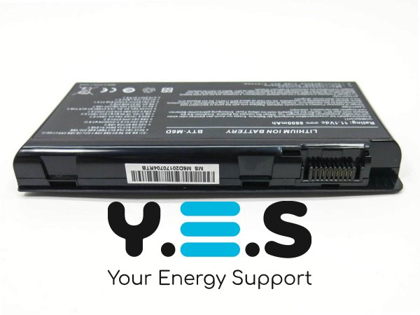 Акумулятор BTY-M6D для MSI GT680 — 11.1V 6600mAh