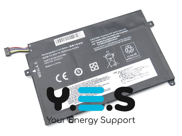 Акумулятор Lenovo ThinkPad E470/E470C/E475 01AV411 (01AV413/01AV412) 10.95V 3650mAh 40Wh