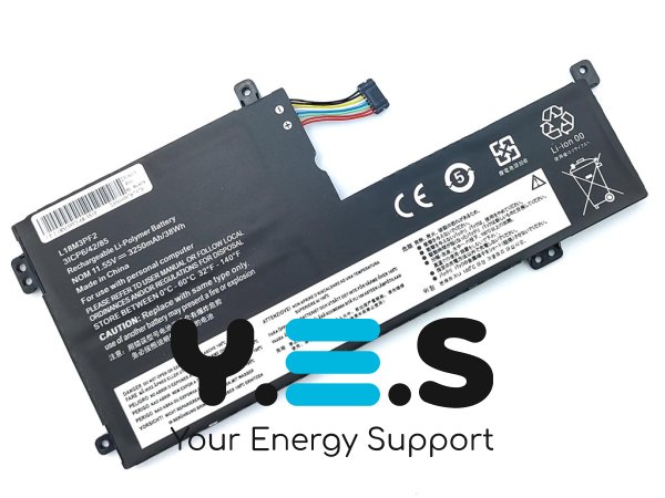 Акумулятор Lenovo L18M3PF2 для IdeaPad L340-15API/L340-15IWL/V340-17IWL/L340-17API, 11.55V 3250mAh 37.5Wh