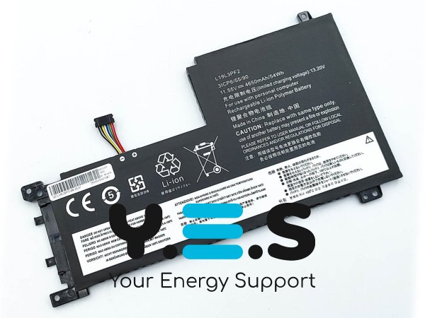 Акумулятор L19M3PF6 для Lenovo IdeaPad 5-15ALC05/15ARE05/15IIL05/15ITL05/15ABA7 11.55V 4650mAh 54Wh (L19C4PF1/L19L3PF2/L19C3PF5)