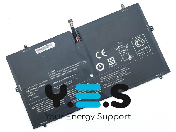 Акумулятор для Lenovo Yoga 3 Pro 1370 Series L13M4P71 (7.7V, 6000mAh, 46Wh)