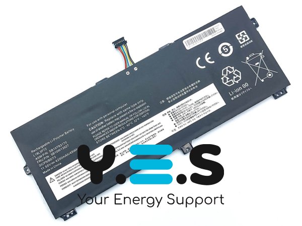 Акумулятор для Lenovo ThinkPad X390 Yoga, X13 (L18L3P72/L18M3P72/SB10T83170) 48Wh 11.55V 4200mAh