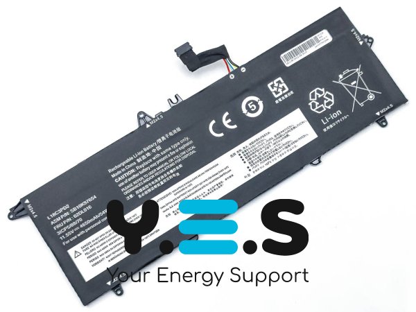 Акумулятор L18C3PD2 для Lenovo ThinkPad T14S/T490S/T495S 11.55V 4650mAh 53.7Wh (PD1)