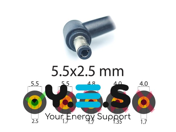 Оригінальний блок живлення для ASUS V551LA/V551LB/F551CA/D550CA/D550MA/D550MAV 19V 2.37A 45W 5.5×2.5, квадратний з вилкою