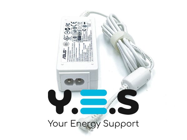 Оригінальний зарядний адаптер для ASUS 19V 2.1A 40W (2.5×0.7) білий, без кабелю