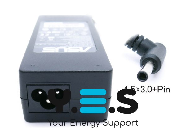 Зарядний адаптер для ASUS 19V 4.74A 90W штекер 4.5×3.0 з піном, без кабелю