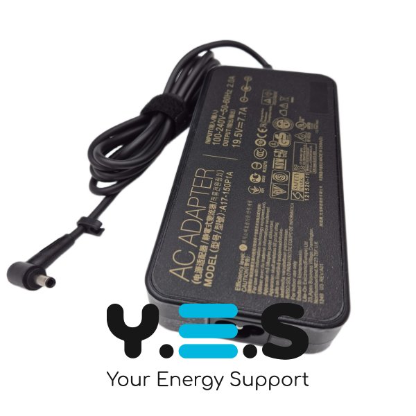 Оригінальний БЖ ASUS 150W 19.5V 7.7A для FX504GD/FX504GE (4.5×3.0+pin), без кабелю