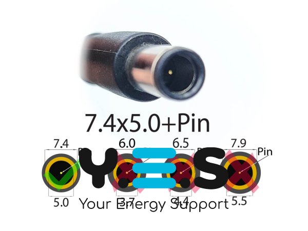 Оригінальний зарядний пристрій для HP 19V 4.74A 90W, штекер 7.4×5.0 з піном