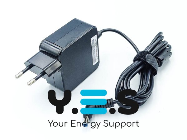 Блок живлення HP Pavilion 11-h/15-n/17-f 19.5V 2.31A 45W 4.5×3.0+Pin Blue, квадратний, з вилкою