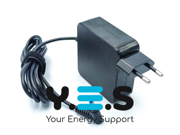Блок живлення HP 250-G3/G4/G5, 255-G3 19.5V 3.33A 65W (4.5×3.0 Pin Blue), квадратний з вилкою