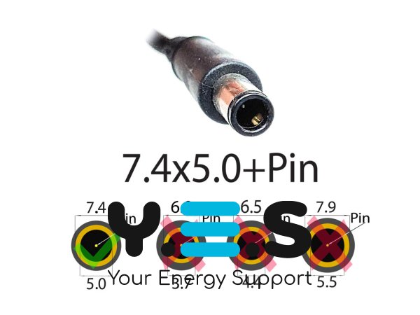 Оригінальний блок живлення Dell Inspiron 6400/640M/700M/710M/8500/8600/9200 19.5V 4.62A 90W 7.4×5.0+pin, без кабелю