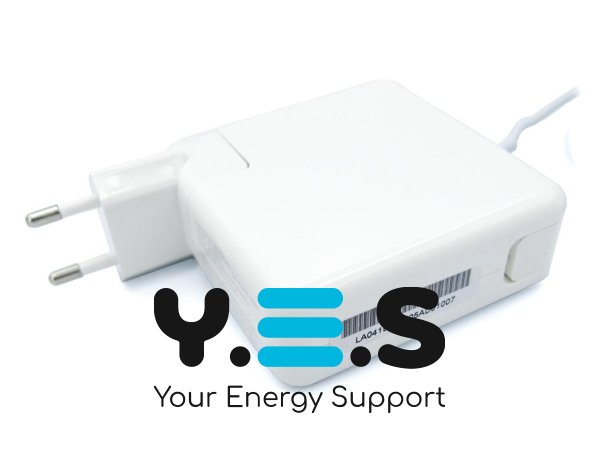 Зарядний адаптер Apple MagSafe 60W (16.5V 3.65A) A1184 з EU вилкою
