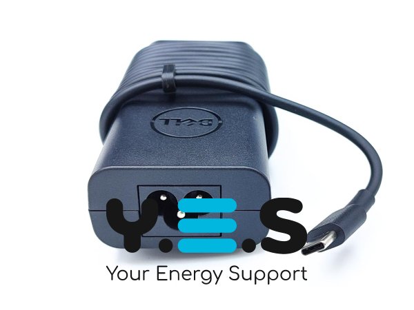 Оригінальний блок живлення USB‑C 65W для DELL Latitude 7370/7275/5289/5285, 20V 3.25A (5/9/15V 3A), без кабелю (HA65NM170/LA65NM170)