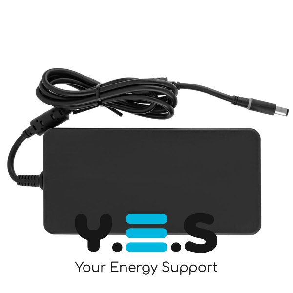 SLIM блок живлення для ноутбука Dell 240W (19.5V/12.3A), штекер 7.4×5.0 PIN, чорний
