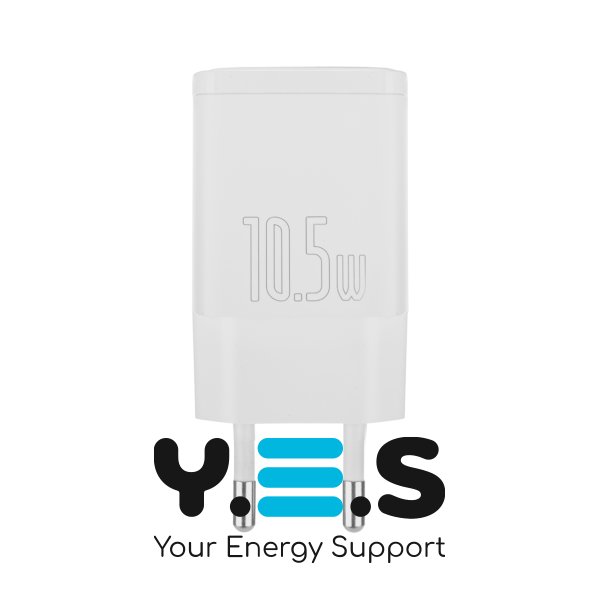 Зарядное устройство Baseus Compact Charger 2U 10.5W EU White (2USB) (CCXJ010202)