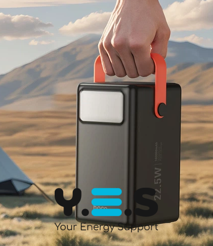 Павербанк Hoco J142 Surpass 100000mAh, 22.5W + PD20W, чорний